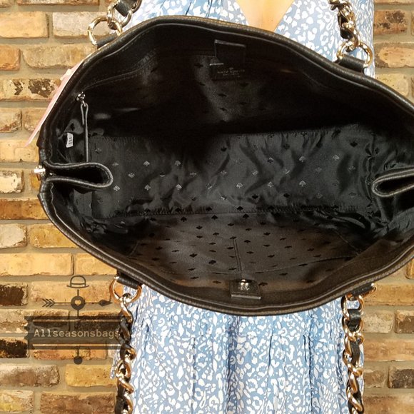 KATE SPADE Andee Leather Cobble Hill Tote Black - Picture 10 of 14